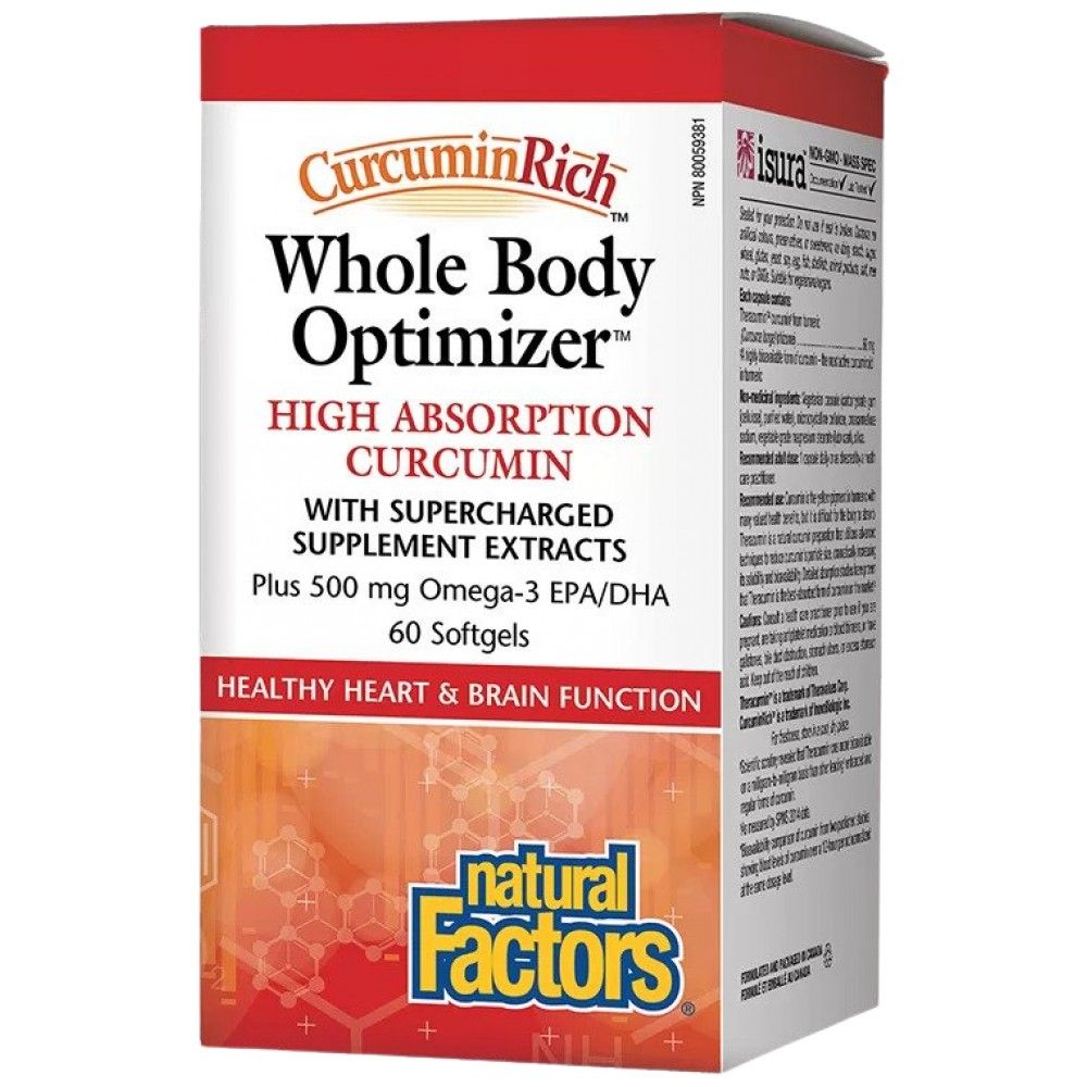 Curcuminrich ™ | Whole body optimizer ™ - 60 gel capsules