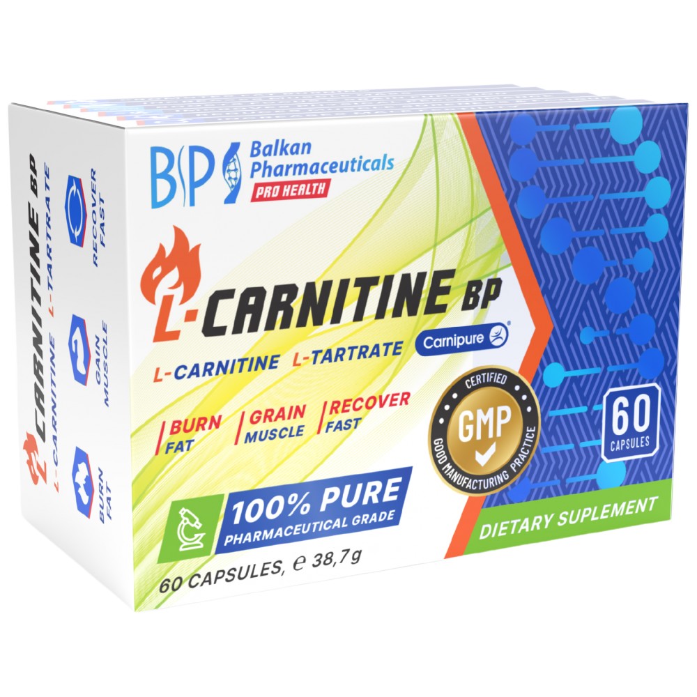 L-Carnitine BP | Carnipure® - 60 капсули - Feel You