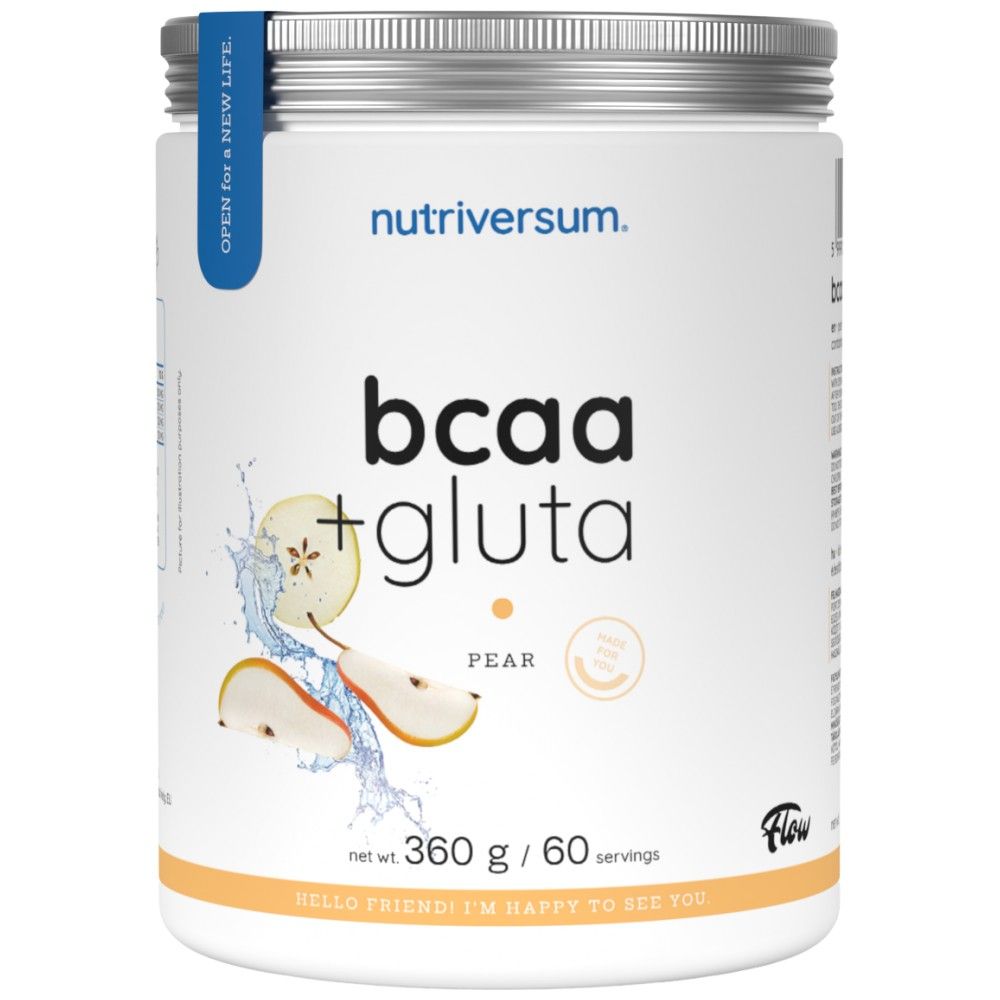 BCAA + Gluta milteliai | Srautas - 360 gramų