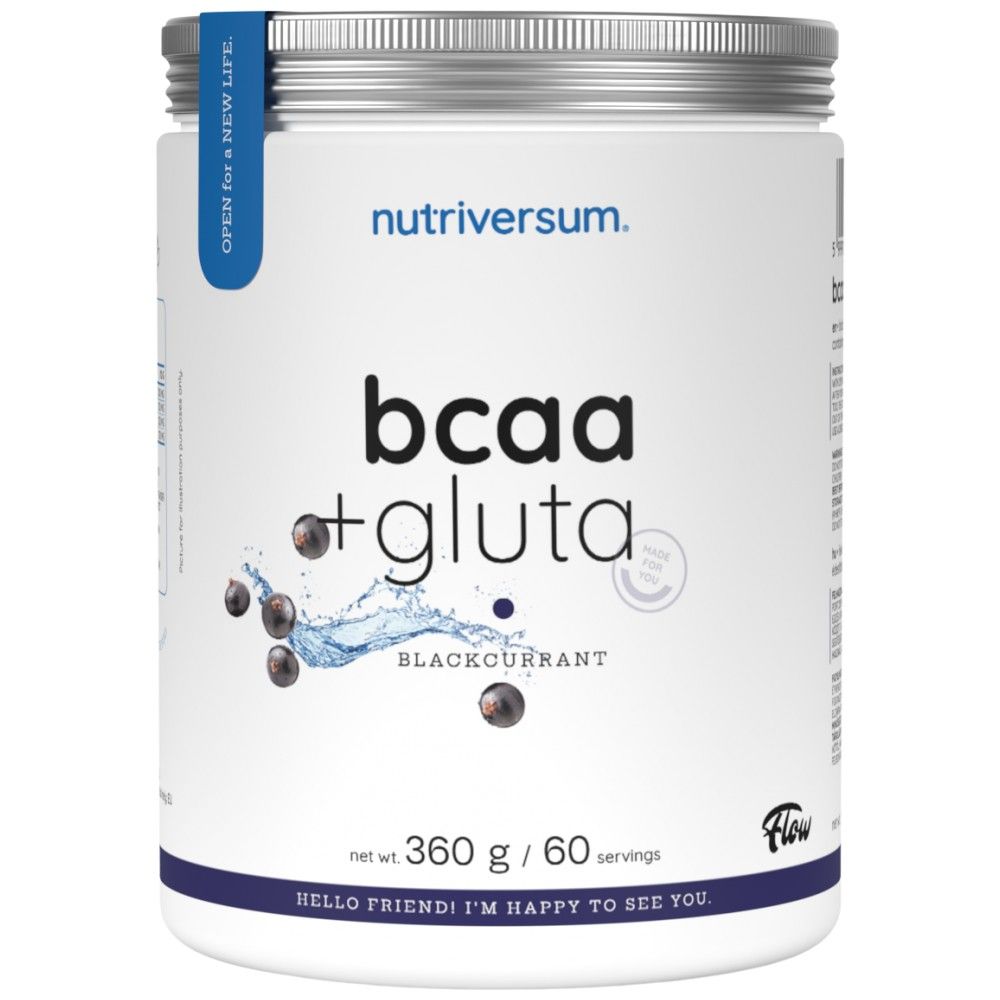 BCAA + Gluta Powder | Ροή - 360 γραμμάρια