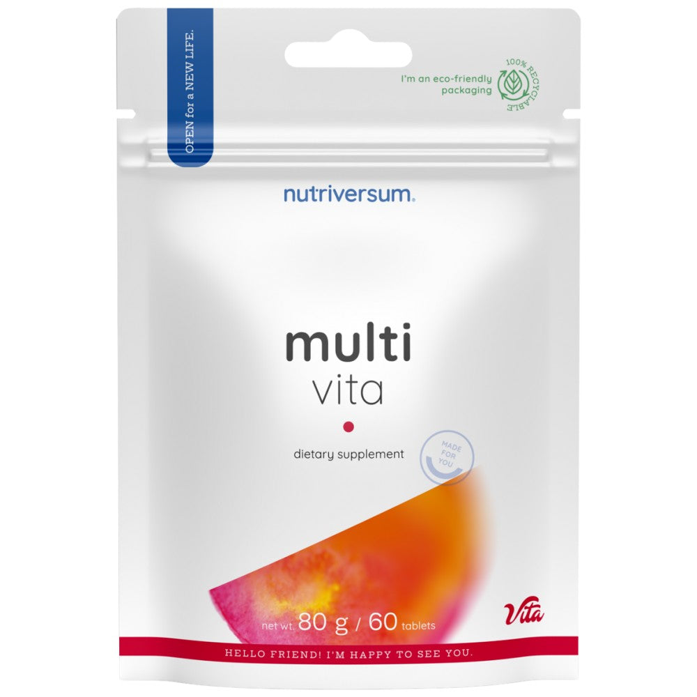 Multi Vita | Complex Multivitamin Formula - 60 Таблетки - Feel You