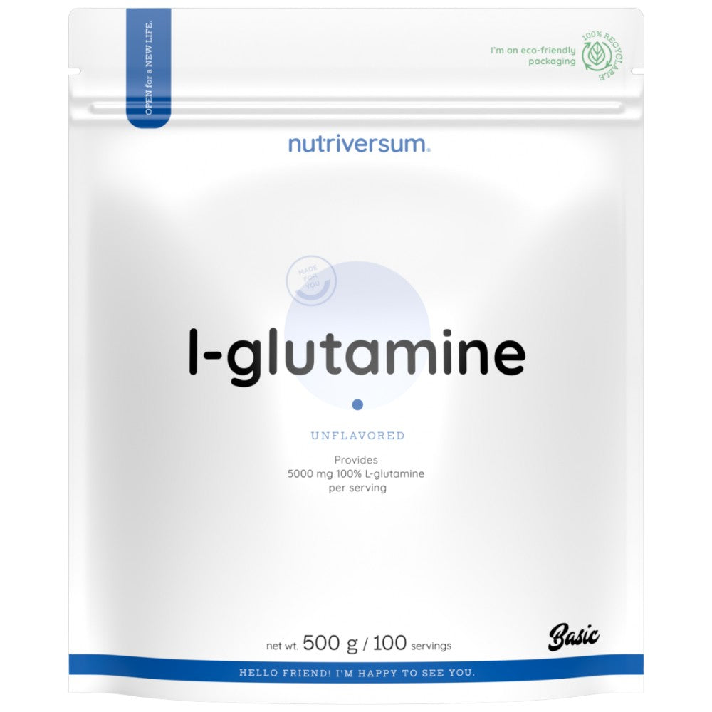 L-Glutamine Powder - 500 грама