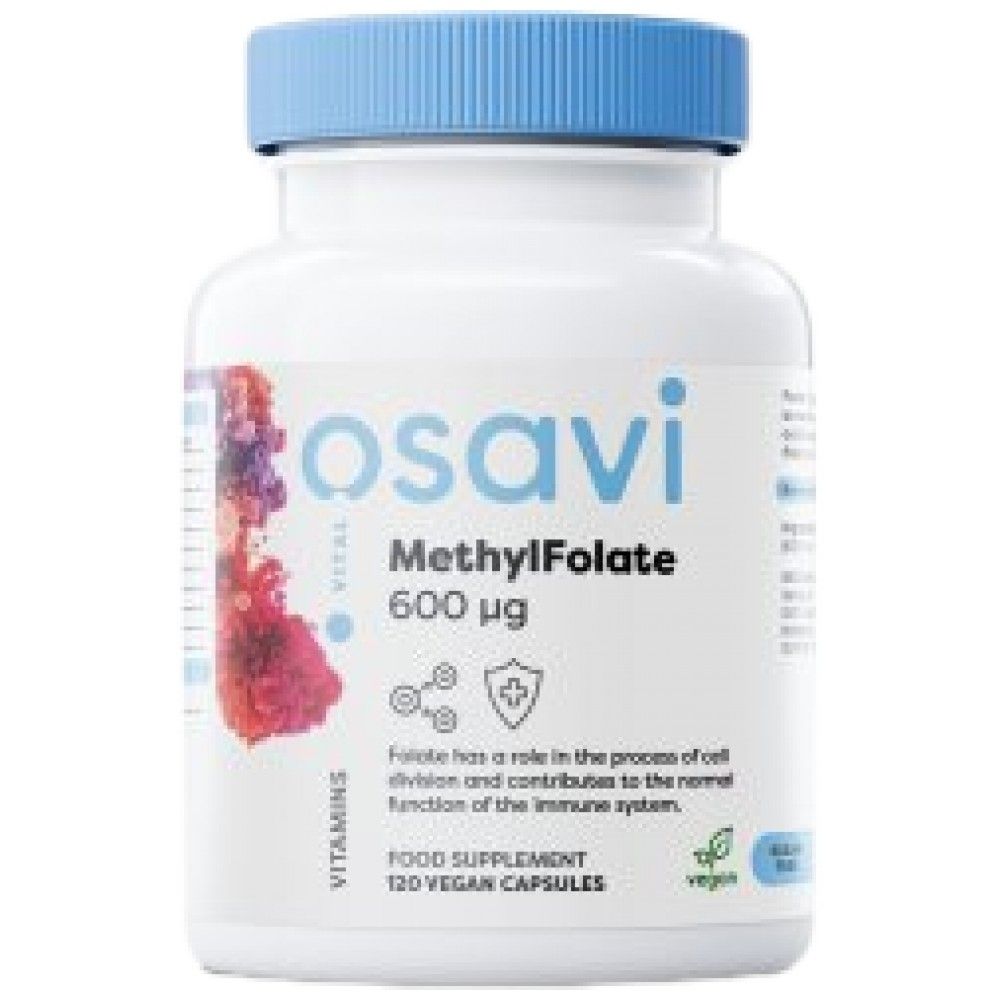 Methylfolate 600 mcg | With Quatrefolic® - 120 capsules