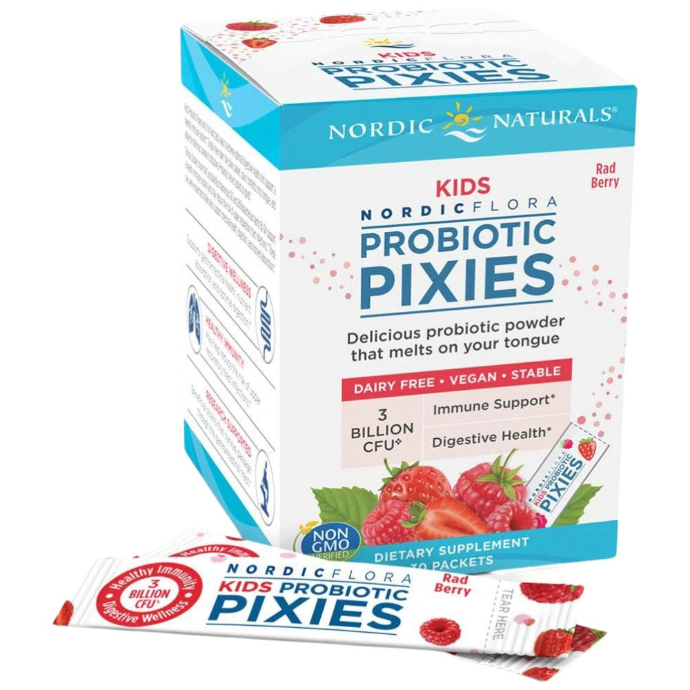 Nordic Flora Kids Probiotic Pixies | 3 Billion Active Cells - 30 Пакета - Feel You