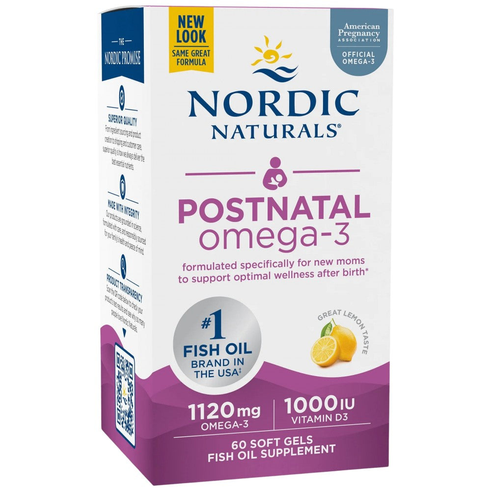 Postnataalne oomega -3 - 60 geeli kapslit