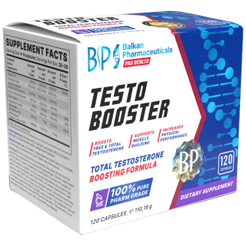 „Testo Booster“ - 120 kapsulių