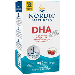 DHA Xtra 1660mg - 60 Gel capsules - Nutra Best Europe