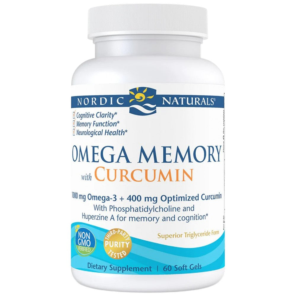 Omega Memory with Curcumin - 60 gel capsules