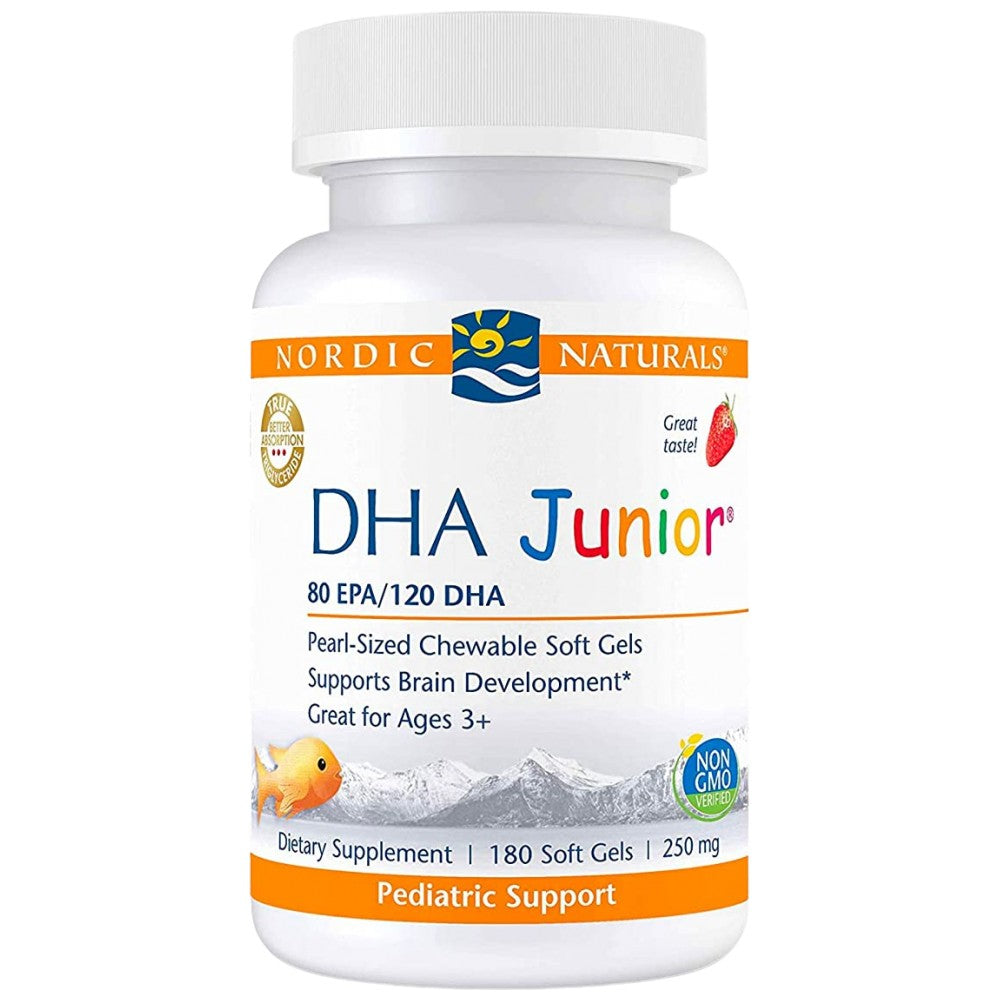 DHA Junior 250 mg - 180 gelio kapsulės