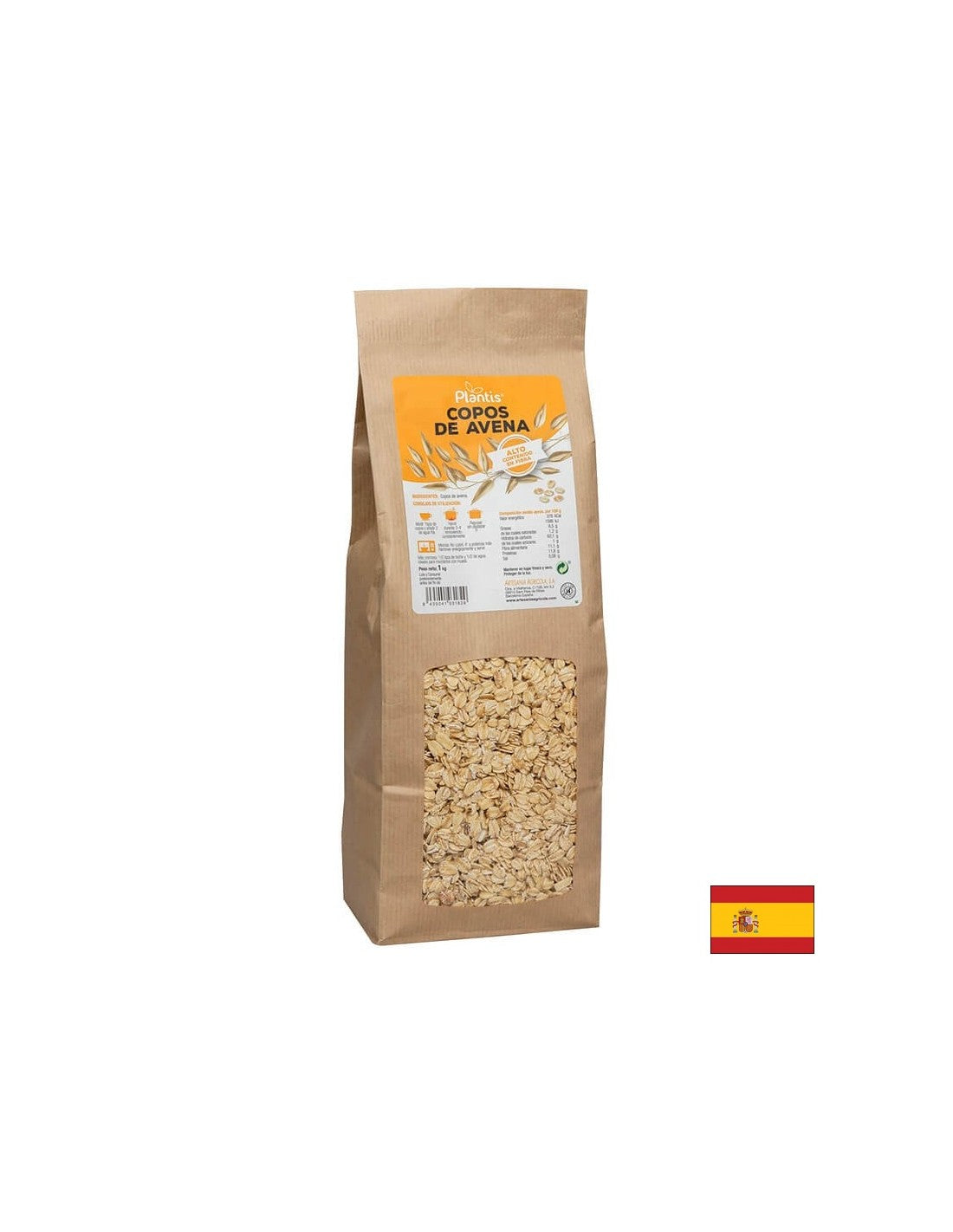 Oatmeal mat héije Faserinhalt, 1 kg