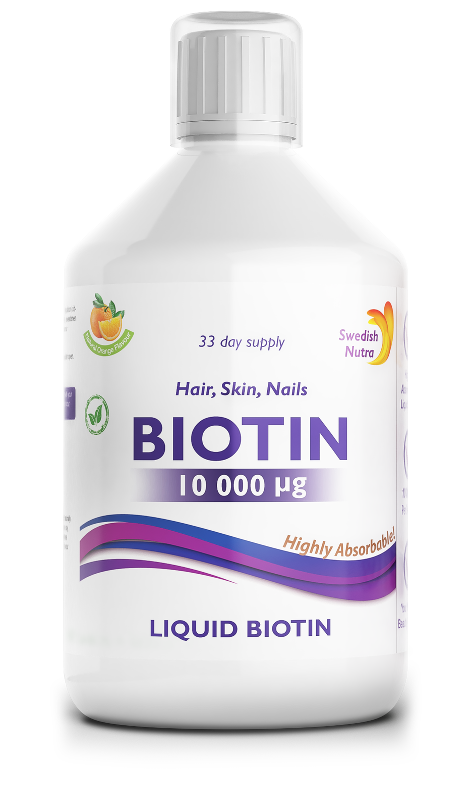 Liquid Biotin 10,000 mcg x 500 ml