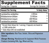 10 Milliarden Acidophil & bifidus Probiotic tsomlex / 30 Fallen.