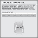 Training leather belt / 10 cm width