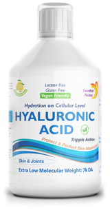 Vloeibare hyaluronzuur 100 mg - voedsel op cellulair niveau - 500 ml