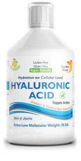 Vloeibare hyaluronzuur 100 mg - voedsel op cellulair niveau - 500 ml