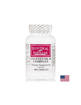 Coenzyme B -Complex - Energía celular y metabolismo - Vitaminas B super bioactivas, 100 cápsulas