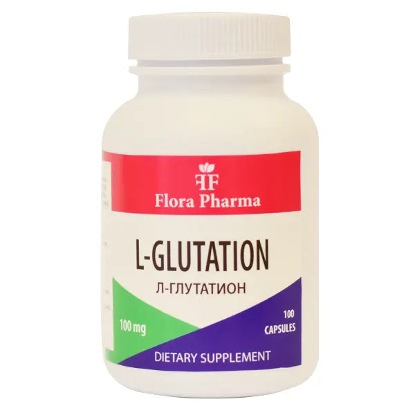 L-Glutathione 100 mg (Glutathione) /100 capsules, 100 doses) FLORA PHARMA
