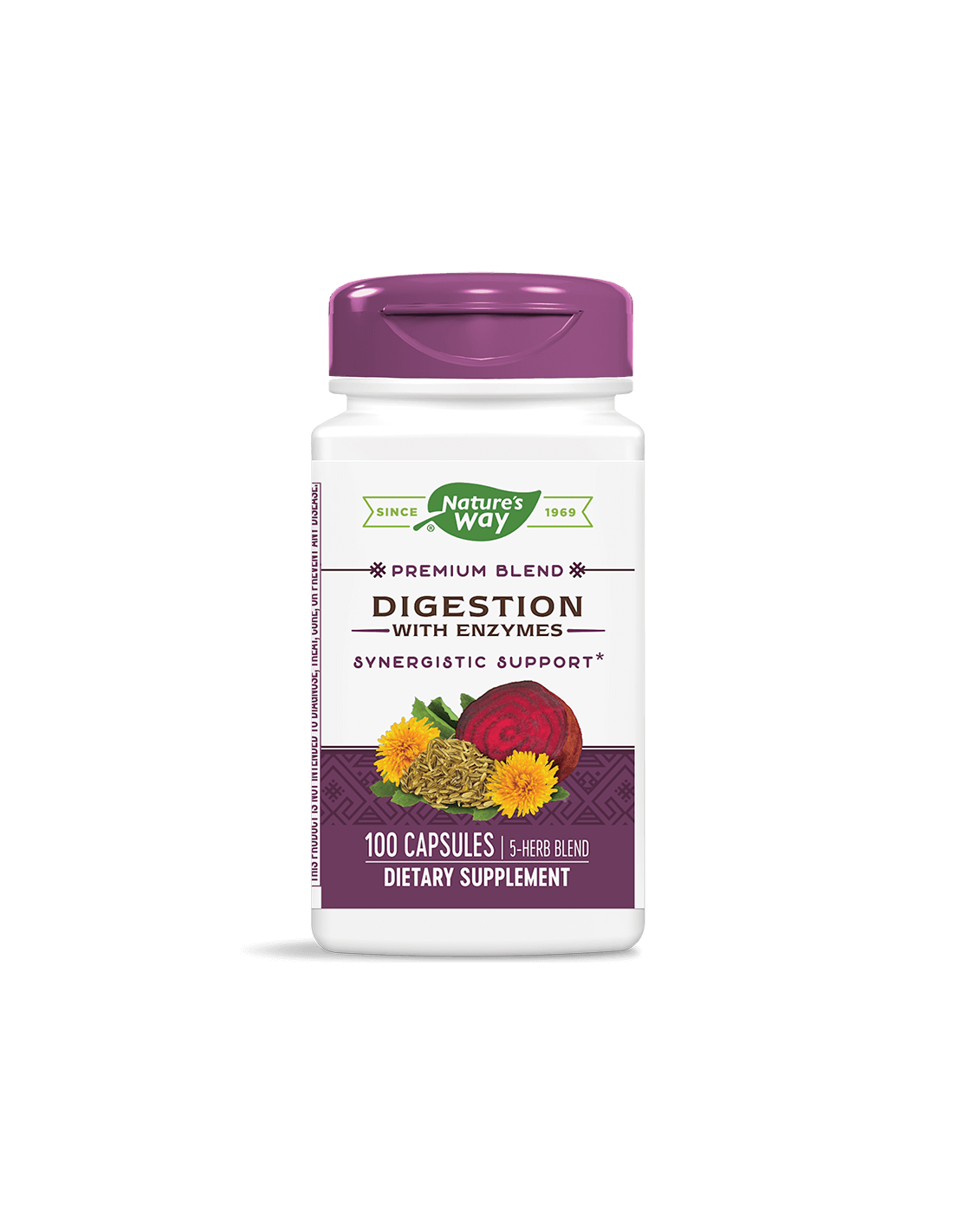 Digestion with Enzymes 450 mg - 100 capsules