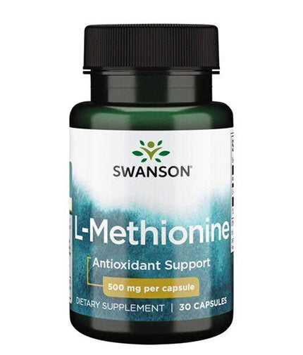 100% Pure L-Methionine 500 mg - 30 capsules