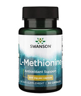 100% Pure L-Methionine 500 mg - 30 capsules
