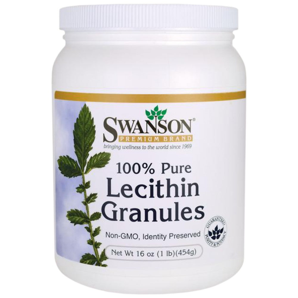 100% Pure Lecithin Granules (Net-GMO) 454 Gramm