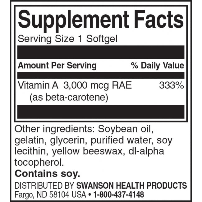 Beta -corotene 10.000 iu - 100 Gelkops