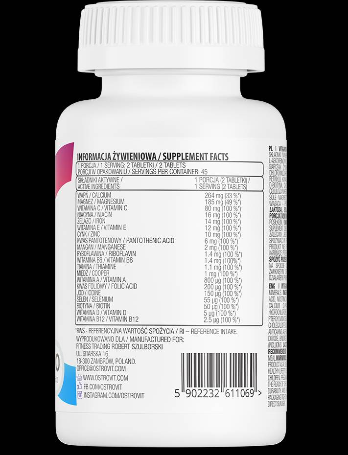 100% Vit&Min - 30 Tablets