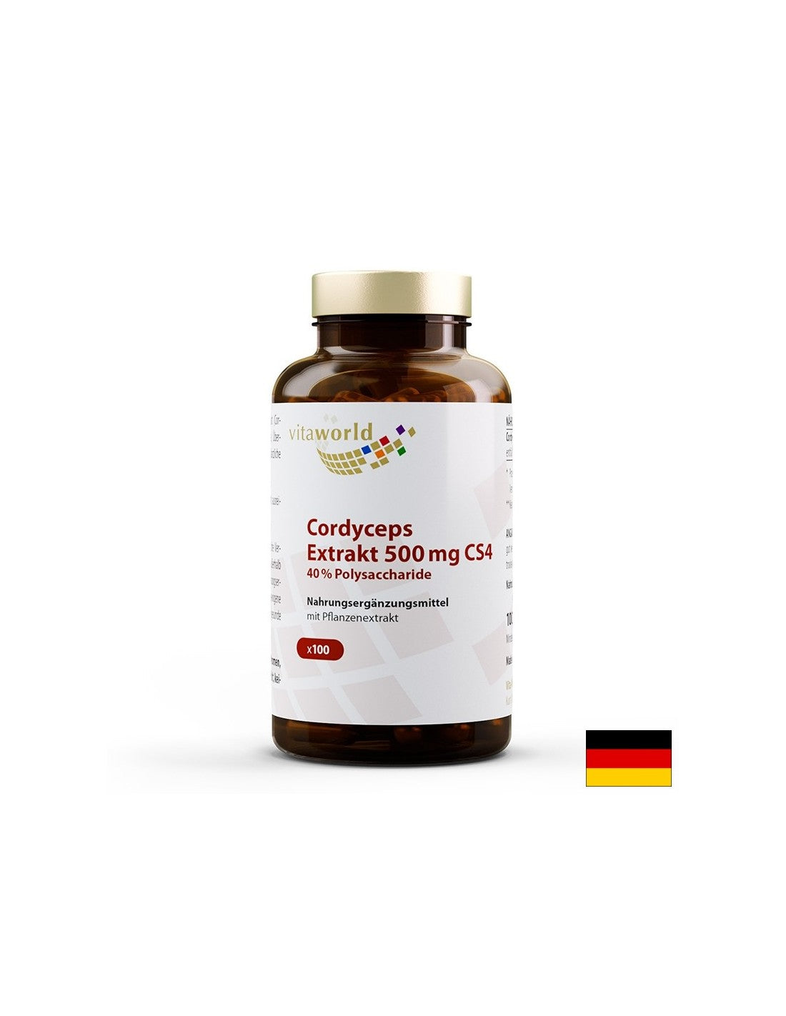 Energía e inmunidad: extracto de Cordyceps, 100 cápsulas
