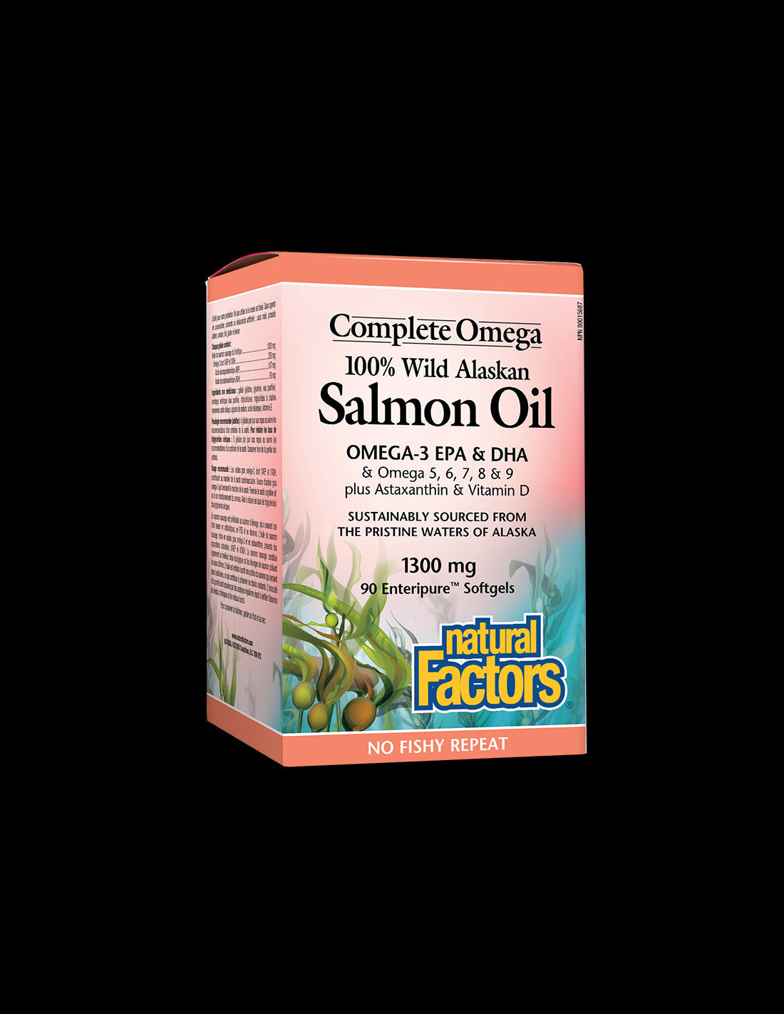 100% Wild Alaskan Salmon Oil Complete Omega - 90 Гел капсули - Feel You