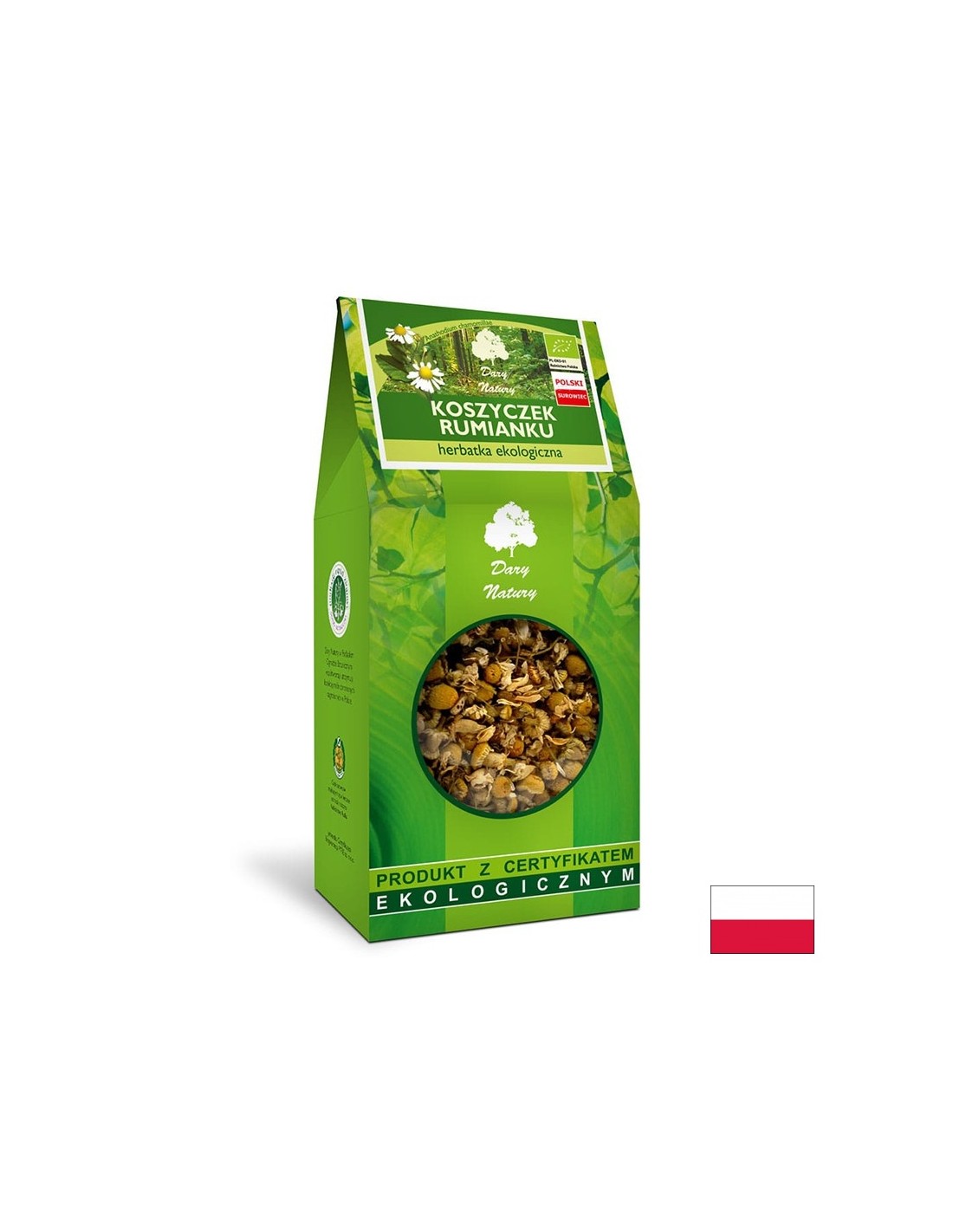 Chamomile tea (color) Organic, 100 g Dary Natury