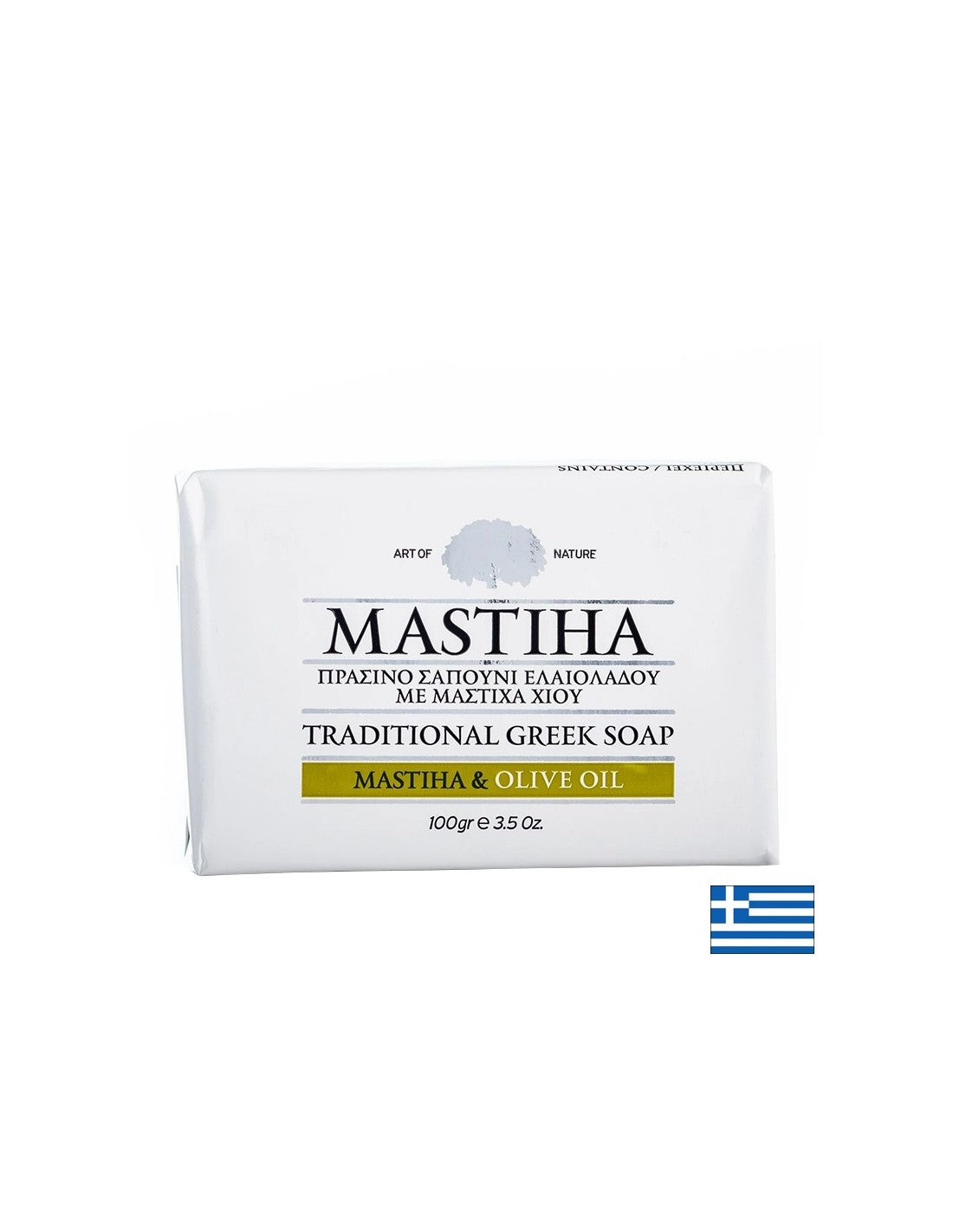 Jabón tradicional griego con <tc>Mastiha</tc> y Aceite de Oliva, 100 g <tc>Mastiha</tc>