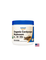 For fatigue and stress - Cordyceps Organic, 100 g, Nutricost powder
