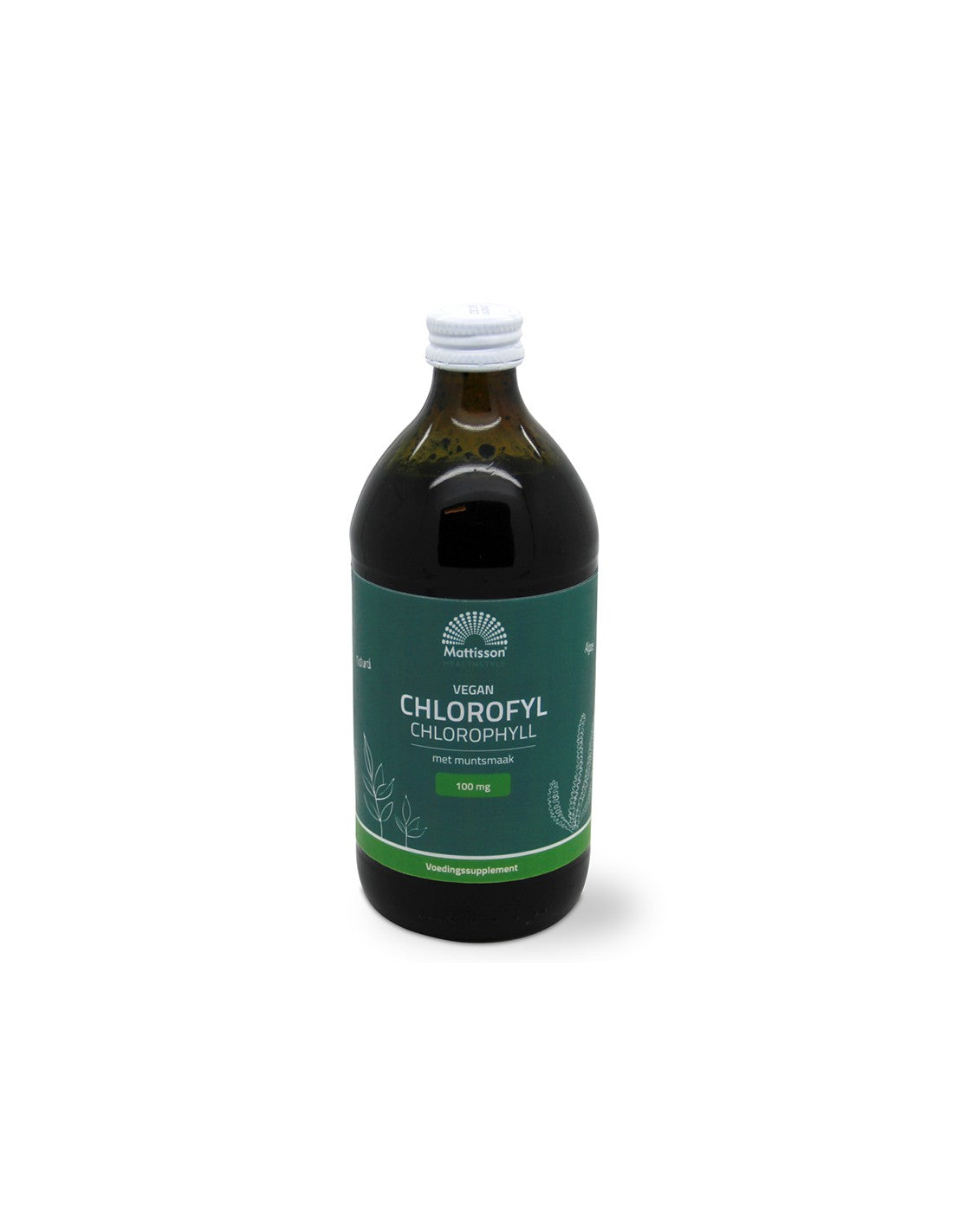 Detoxification - Chlorophyll, 100 mg x 500 ml, mint flavored