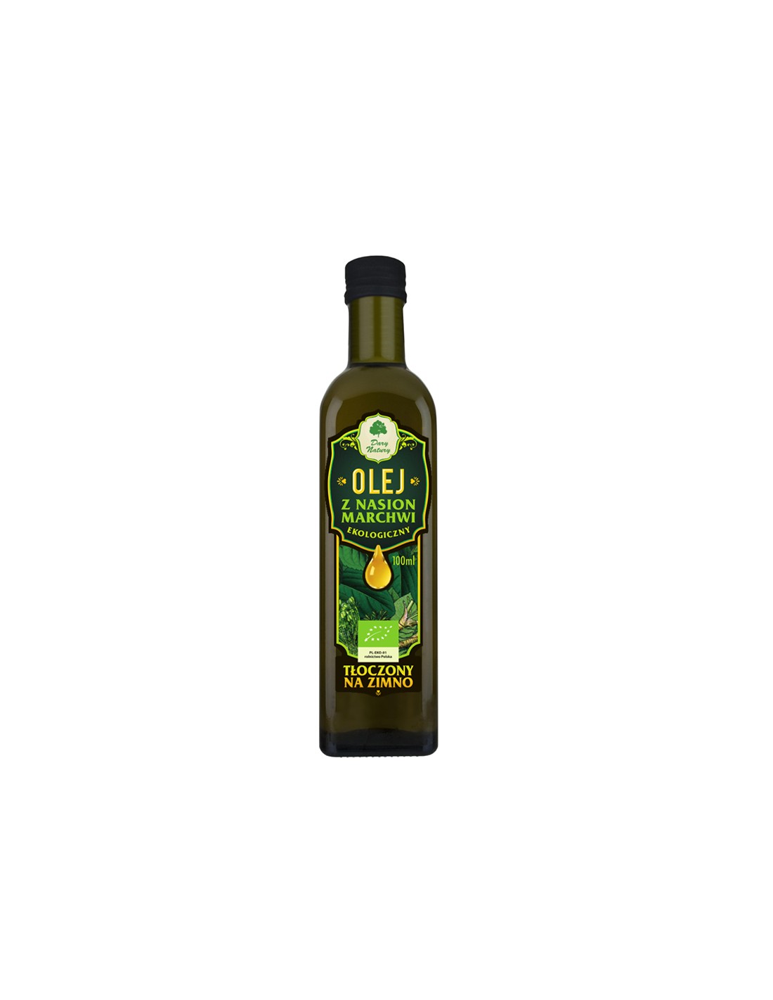 Organický olej z mrkve, 100 ml