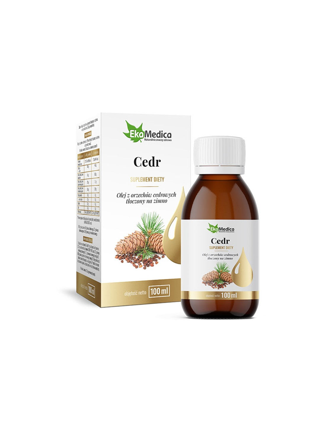 Cold pressed pine nut oil, 100 ml