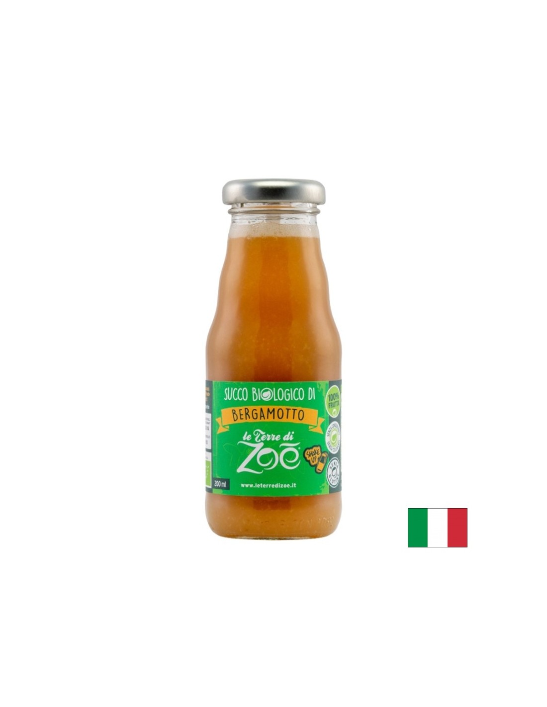Succo di bergamotto organico al 100%, 200 ml
