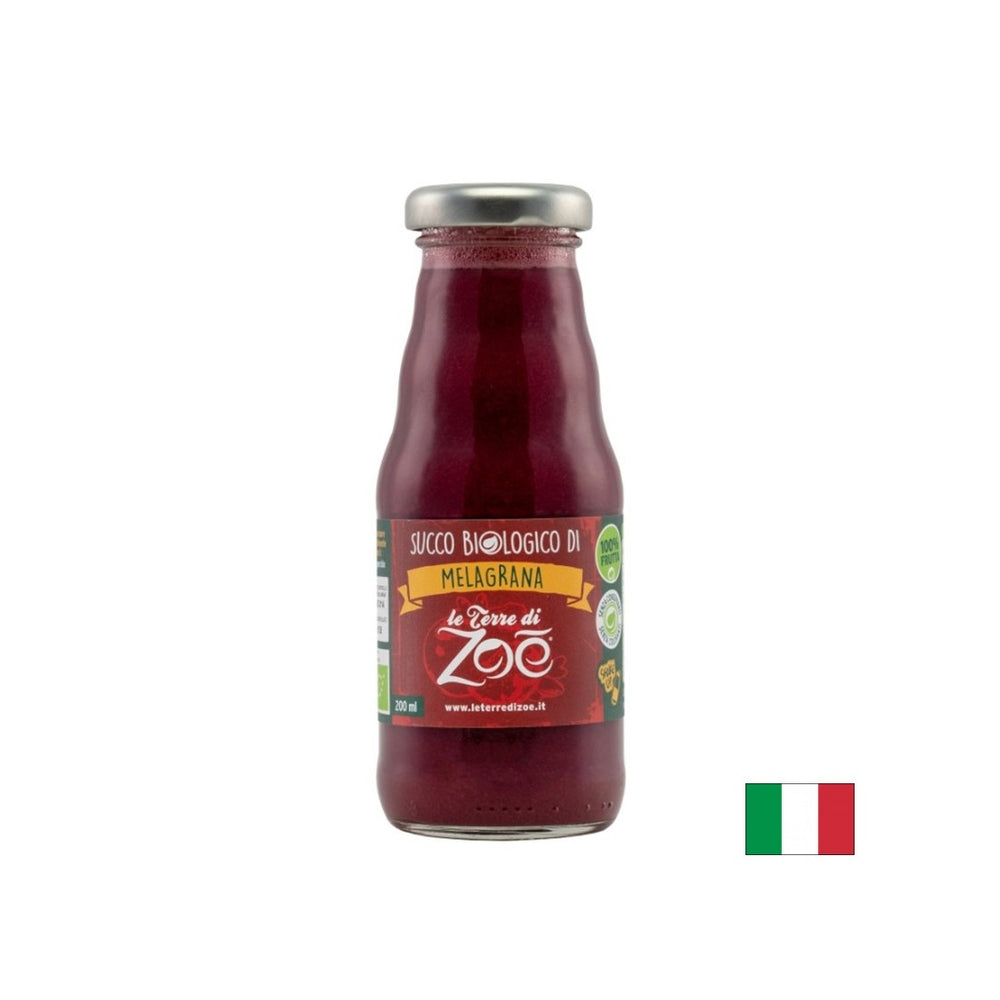 Succo di melograno organico al 100%, 200 ml