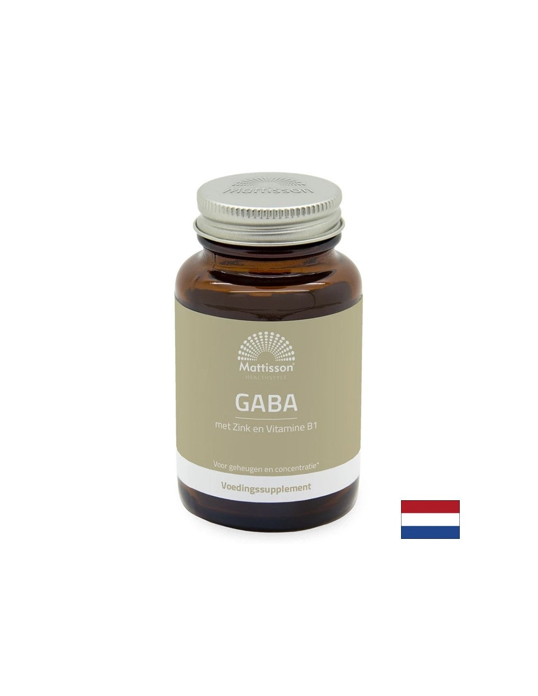 Stress en goed humeur - GABA 1000 mg + zink en vitamine B1, 60 tabletten