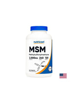 Huesos y articulaciones - MSM (metil sulfonilo metano), 1000 mg x 240 tabletas