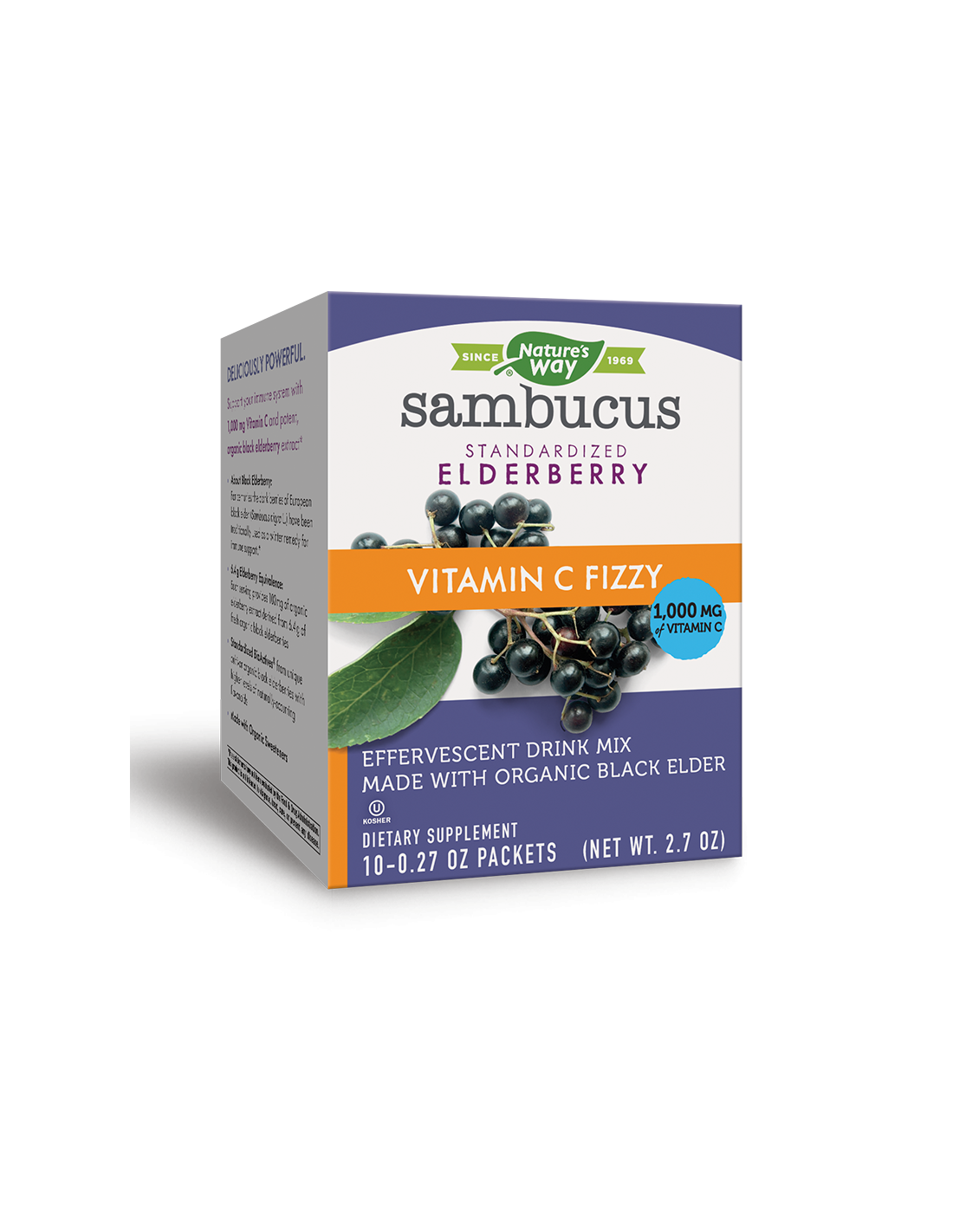 Sambukus su juodu vyresniuoju ir vitamino C 1000 mg