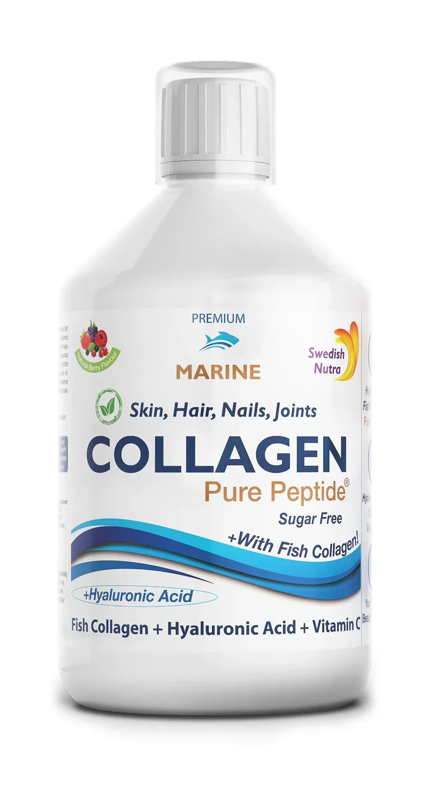 Fish Collagen 10000 mg with hyaluronic acid 50 mg - 500 ml