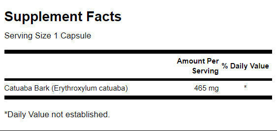 Catuaba Bark 465mg / 60 Caps - 0 - Feel You