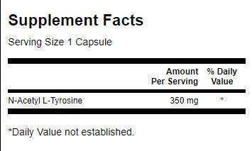 N-Acetyl L-Tyrosine 350 mg - 60 капсули - Feel You