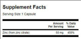 Zinc Citrate 50mg. / 60 Caps - 0 - Feel You
