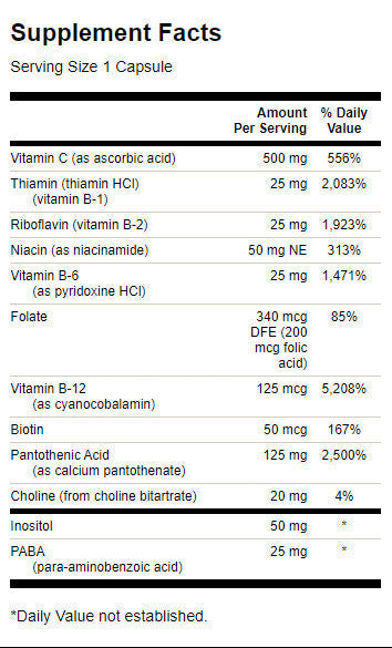 Super Stress Vitamin B-Complex with Vitamin C - 240 капсули - Feel You