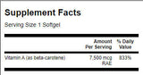 Beta-Carotene 25 000 IU - 100 Гел капсули - Feel You