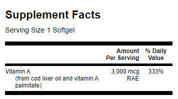 Vitamin A 10000 IU - 250 дражета - Feel You