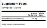 SWANSON Rhodiola Rosea Root 400 mg [100 капсули, 100 Дози] - Feel You