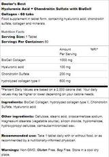 Bescht hyvouronon sauer (Chondroitin sulfate / mat Biocell Kollagen - 60 Pëllen