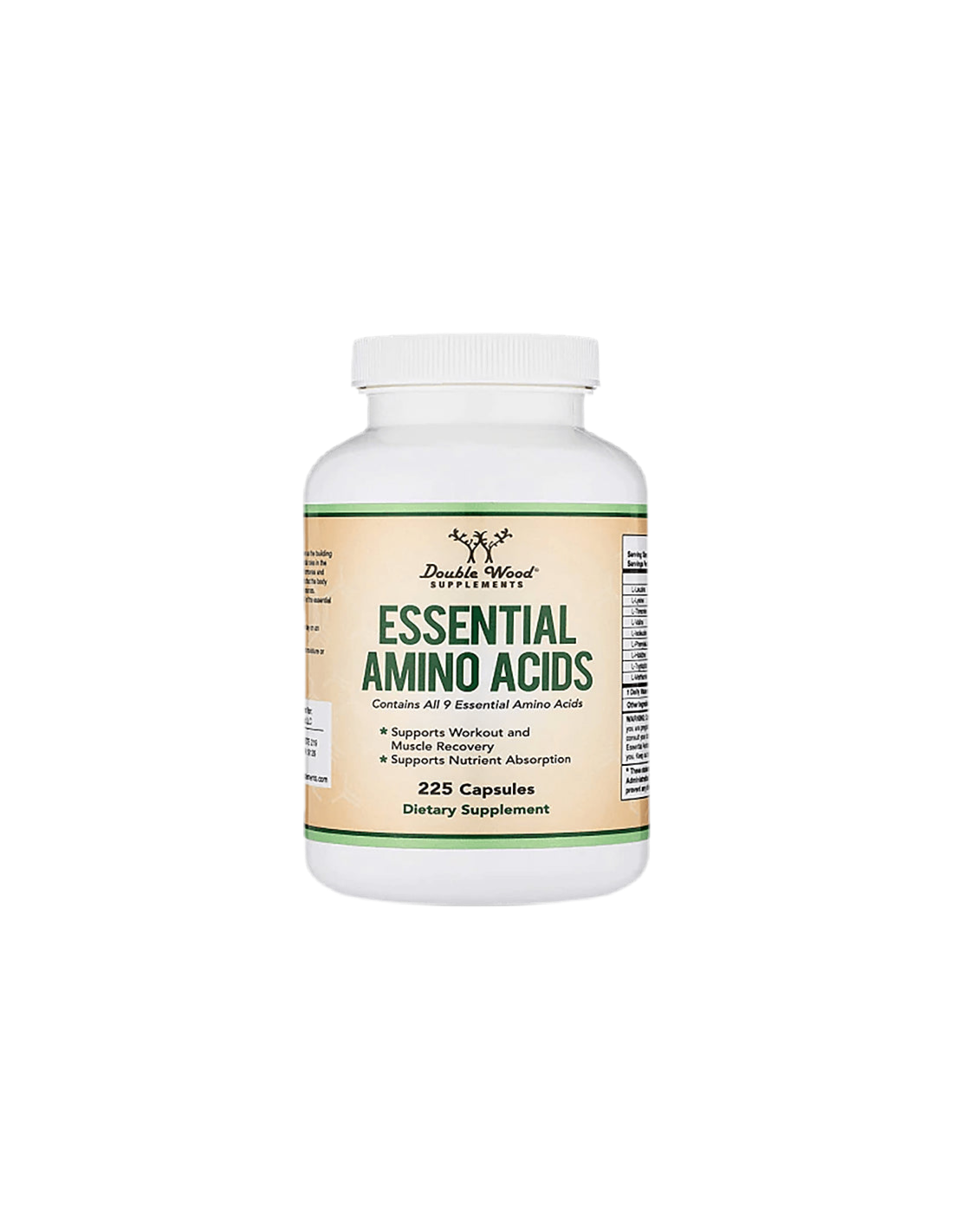 Essential amino acids - Есенциални аминокиселини, 225 капсули Double Wood - Feel You